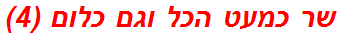 שר כמעט הכל וגם כלום (4)