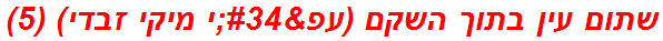 שתום עין בתוך השקם (עפ"י מיקי זבדי) (5)