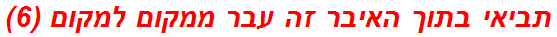 תביאי בתוך האיבר זה עבר ממקום למקום (6)