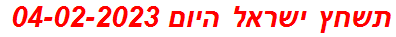 תשחץ ישראל היום 04-02-2023