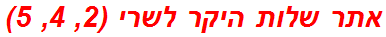 אתר שלות היקר לשרי (2, 4, 5)