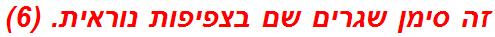 זה סימן שגרים שם בצפיפות נוראית. (6)