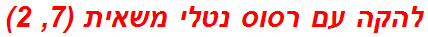 להקה עם רסוס נטלי משאית (7, 2)