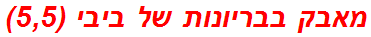 מאבק בבריונות של ביבי (5,5)