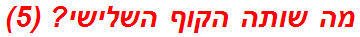 מה שותה הקוף השלישי? (5)