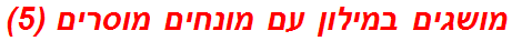 מושגים במילון עם מונחים מוסרים (5)