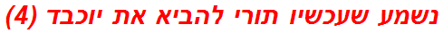 נשמע שעכשיו תורי להביא את יוכבד (4)