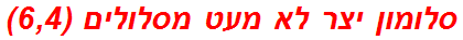 סלומון יצר לא מעט מסלולים (6,4)