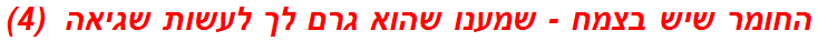 החומר שיש בצמח - שמענו שהוא גרם לך לעשות שגיאה  (4)