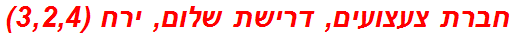 חברת צעצועים, דרישת שלום, ירח (3,2,4)