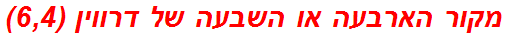 מקור הארבעה או השבעה של דרווין (6,4)