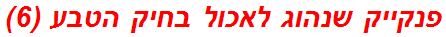 פנקייק שנהוג לאכול בחיק הטבע (6)