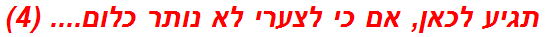 תגיע לכאן, אם כי לצערי לא נותר כלום.... (4)