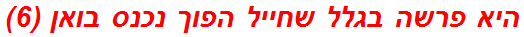 היא פרשה בגלל שחייל הפוך נכנס בואן (6)