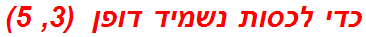 כדי לכסות נשמיד דופן  (3, 5)