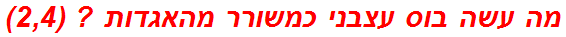 מה עשה בוס עצבני כמשורר מהאגדות ? (2,4)