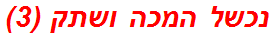 נכשל המכה ושתק (3)