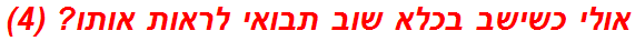 אולי כשישב בכלא שוב תבואי לראות אותו? (4)