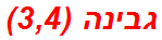 גבינה (3,4)