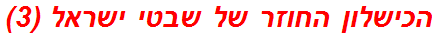 הכישלון החוזר של שבטי ישראל (3)