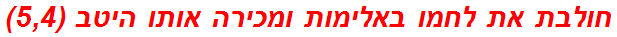 חולבת את לחמו באלימות ומכירה אותו היטב (5,4)