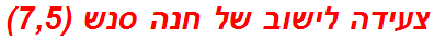 צעידה לישוב של חנה סנש (7,5)