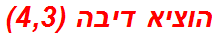 הוציא דיבה (4,3)