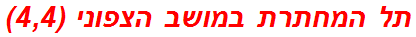 תל המחתרת במושב הצפוני (4,4)