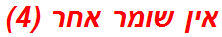 אין שומר אחר (4)