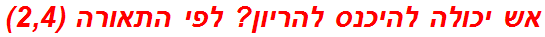 אש יכולה להיכנס להריון? לפי התאורה (2,4)