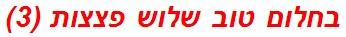 בחלום טוב שלוש פצצות (3)