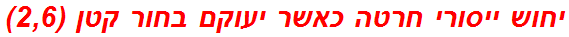 יחוש ייסורי חרטה כאשר יעוקם בחור קטן (2,6)