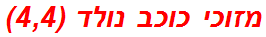 מזוכי כוכב נולד (4,4)