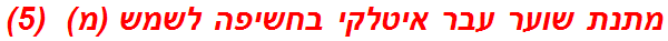 מתנת שוער עבר איטלקי בחשיפה לשמש (מ)  (5)