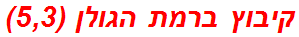 קיבוץ ברמת הגולן (5,3)