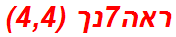 ראה7נך (4,4)