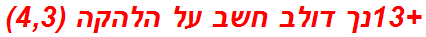 +13נך דולב חשב על הלהקה (4,3)