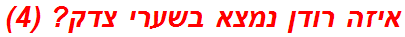 איזה רודן נמצא בשערי צדק? (4)