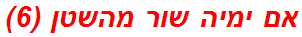 אם ימיה שור מהשטן (6)