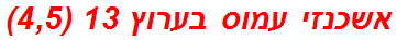 אשכנזי עמוס בערוץ 13 (4,5)