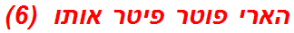 הארי פוטר פיטר אותו  (6)