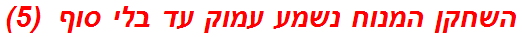 השחקן המנוח נשמע עמוק עד בלי סוף  (5)