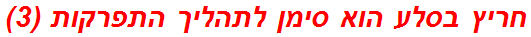 חריץ בסלע הוא סימן לתהליך התפרקות (3)