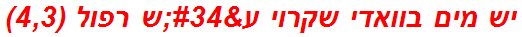 יש מים בוואדי שקרוי ע"ש רפול (4,3)