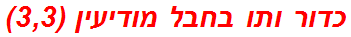 כדור ותו בחבל מודיעין (3,3)