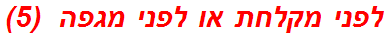 לפני מקלחת או לפני מגפה  (5)