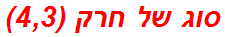 סוג של חרק (4,3)