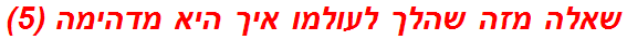 שאלה מזה שהלך לעולמו איך היא מדהימה (5)