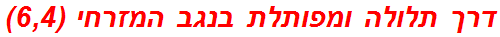 דרך תלולה ומפותלת בנגב המזרחי (6,4)