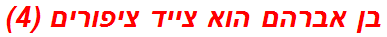 בן אברהם הוא צייד ציפורים (4)